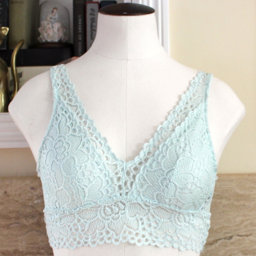 Aerie Seafoam Lace Bralette